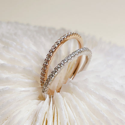 White Anelli Ring