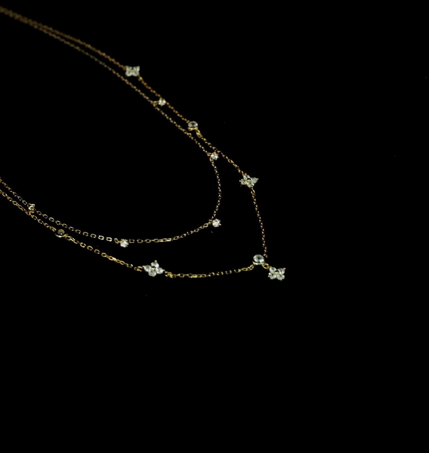 Starry Night Gold Necklace