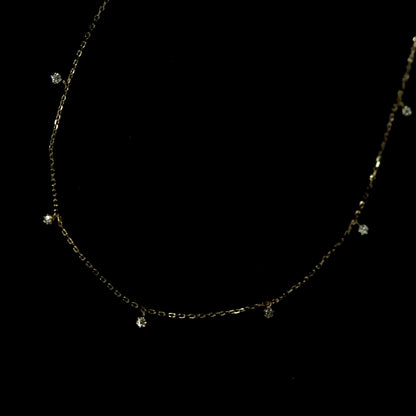 Starry Night Gold Necklace